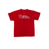 Majestic Phillies Red T-Shirt XL Vintage Baseball Tee